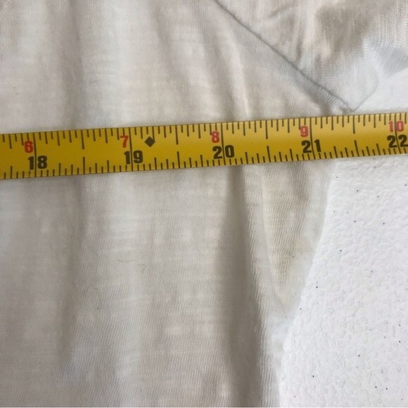 tsd by Stella Carakasi Long Sleeve Pin Tucks 100% Cotton Ivory Popover Medium - Picture 8 of 13